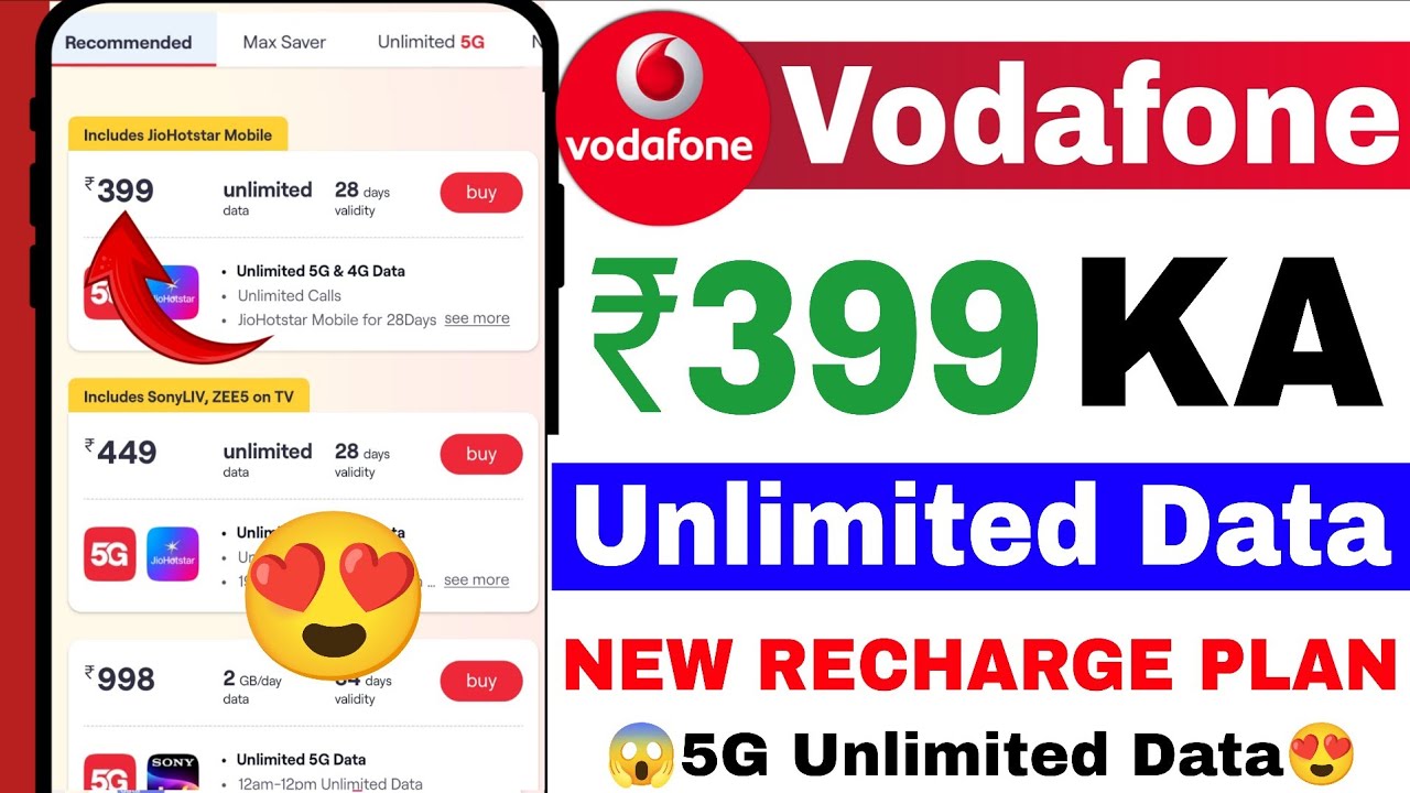 😍VI ₹398 new Recharge plan | Non stop Hero plan 2026 | Vi New Recharge plan | Vi unlimited data