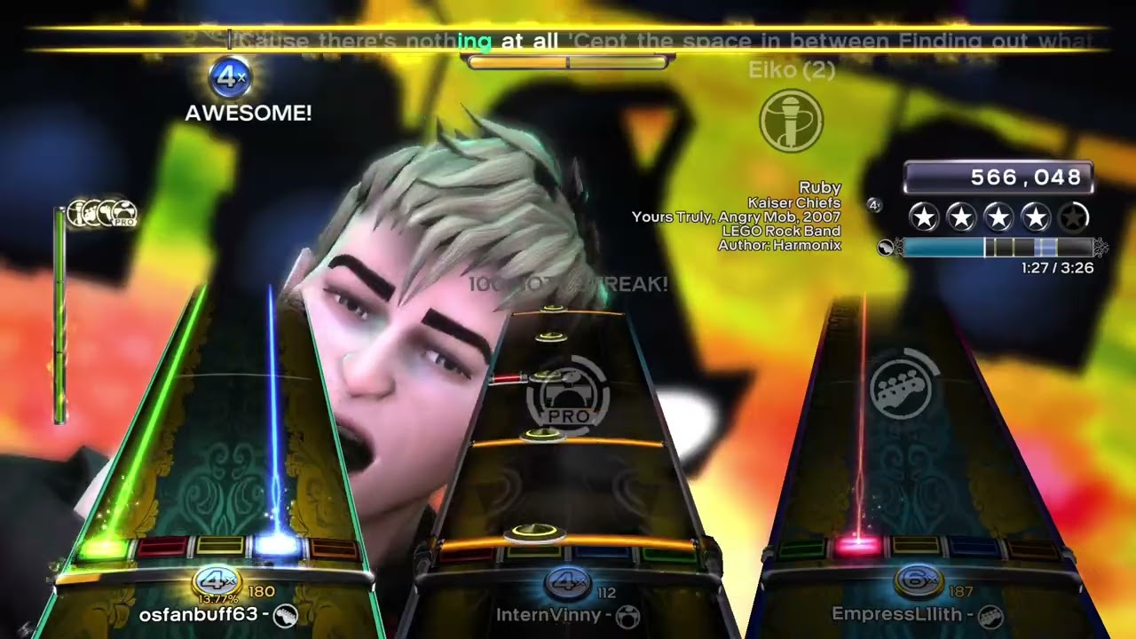 Ruby by Kaiser Chiefs - Expert Full Band Gold Stars [Rock Band 3 Deluxe]