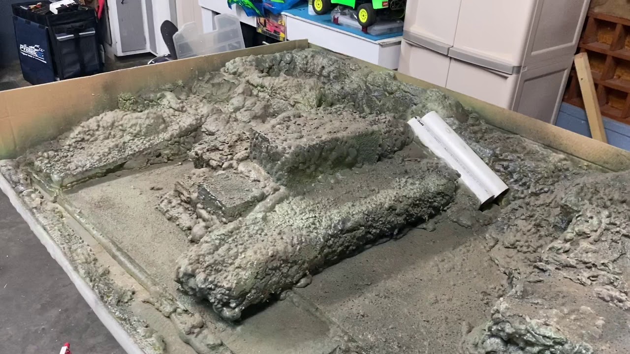 Indoor Mini Crawler Course part 2! How I Finished Up My 1/24 Scale Crawler Course And 1st Run!