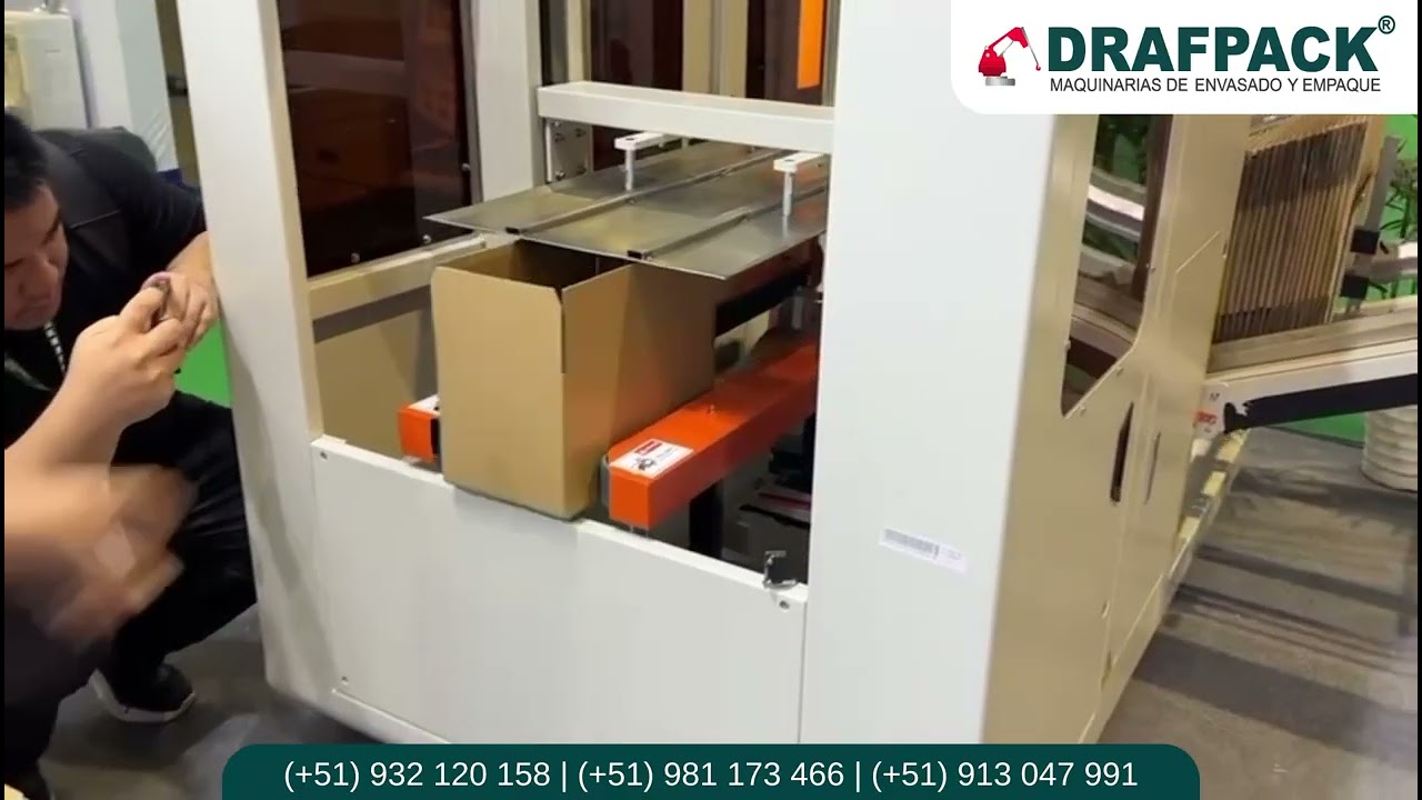 FORMADORA DE CAJAS AUTOM&Aacute;TICA | 🟢 DRAFPACK 🟢 | #cajas #empaque #maquinaria