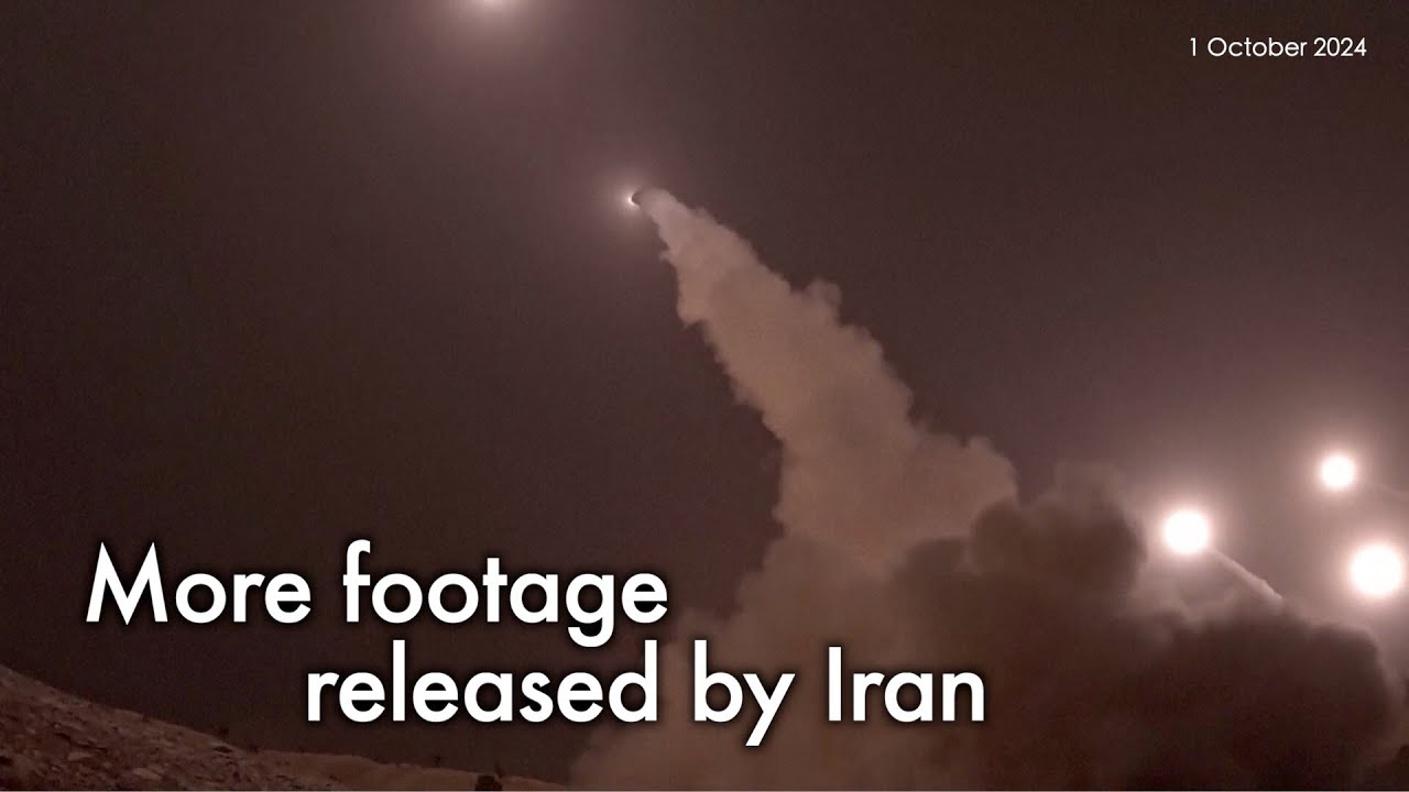 Iran releases more footage of missile attack against Israel