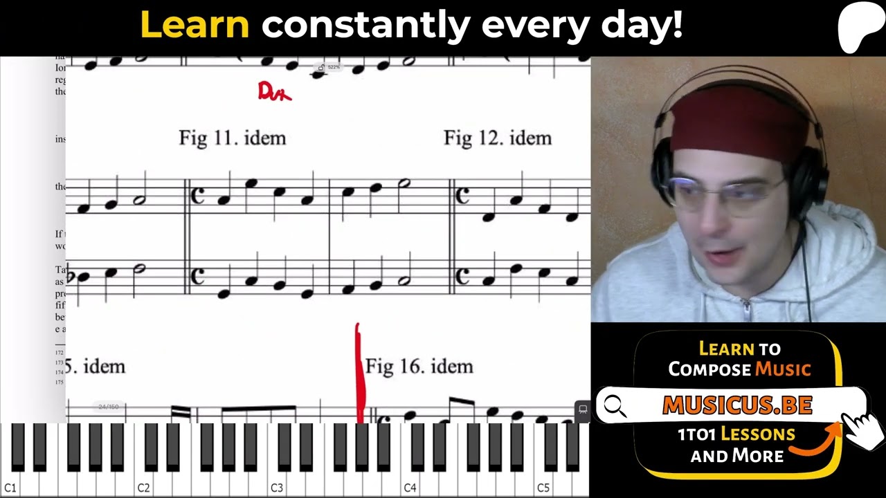 🎹 Marpurg - Treatise on the Fugue - Exercises according to the Modes - #32