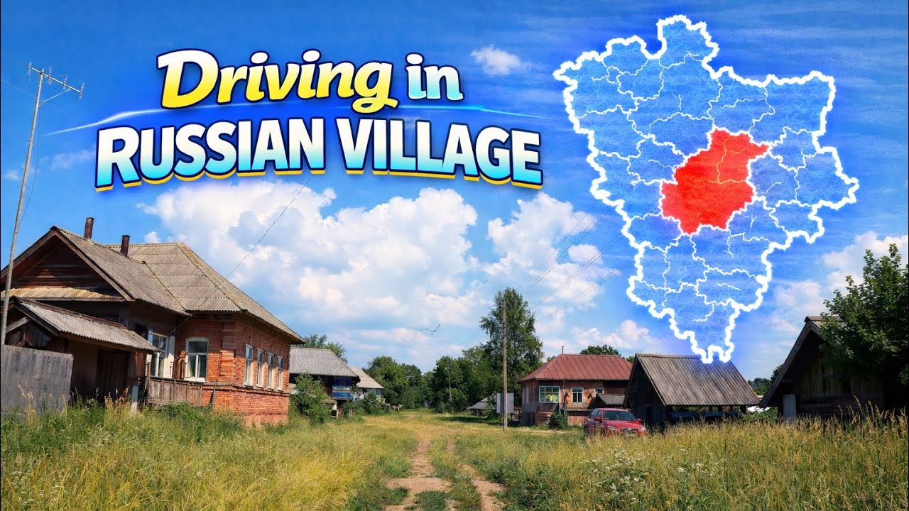 Дорога из Деревни Тарасово, Кировская область - 5К видео