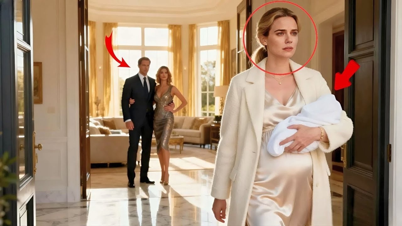 Sie ging mit ihrem neugeborenen Sohn — nachdem er seine Geliebte seine wahre Familie nannte.