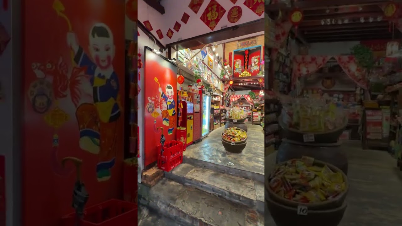 Walking Along the Main Tourist Street in Jiufen, Taiwan
