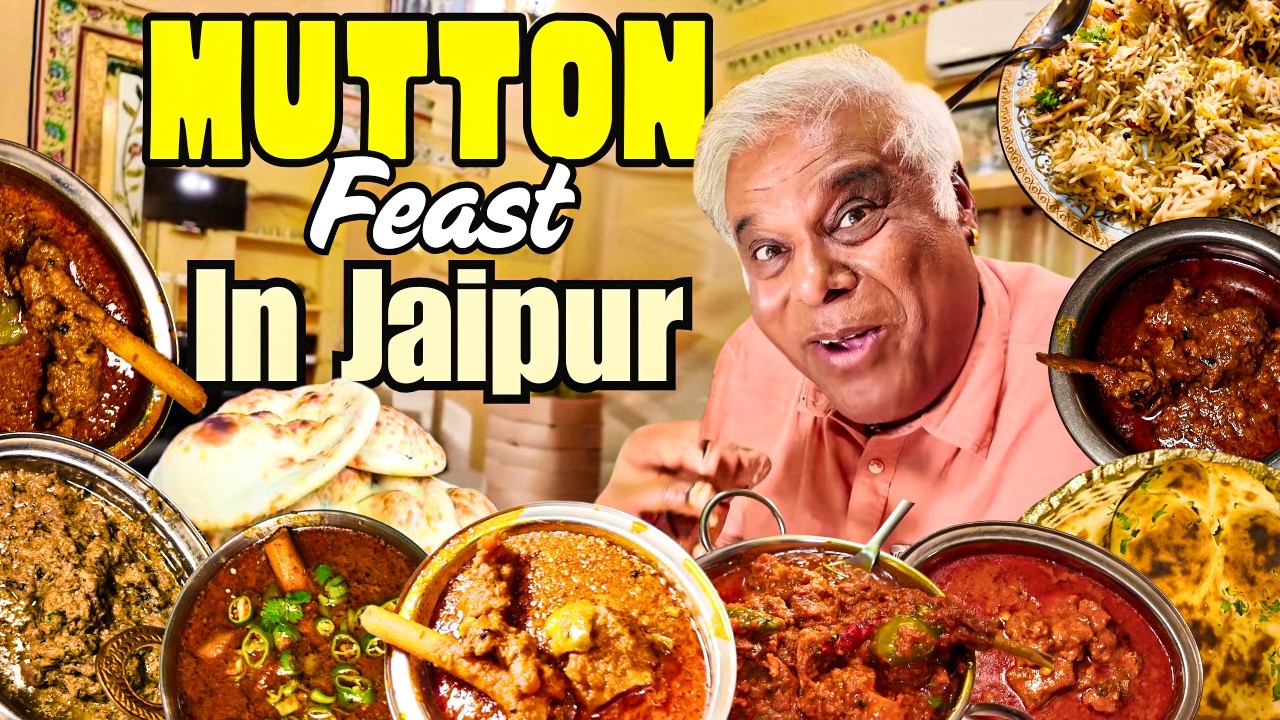 Mutton Nihari, Lal Maas, Khameeri Roti, Motton Korma and Biryani! | Jaipur ka Mutton Palace 😋