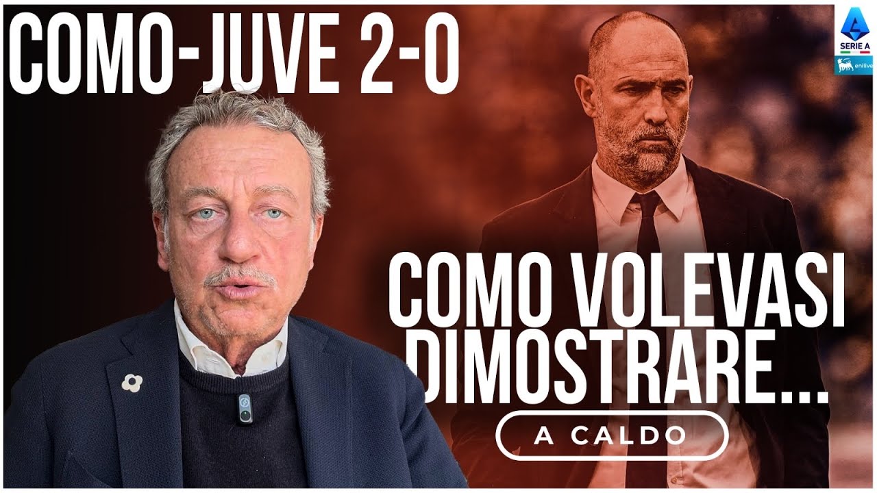 COMO-JUVENTUS 2-0: TUDOR SULL'ORLO DEL BARATRO