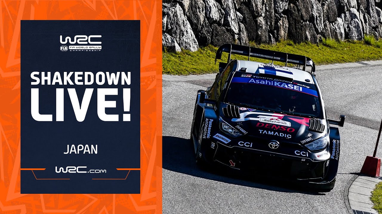 🔴 Shakedown LIVE | WRC FORUM8 Rally Japan 2025