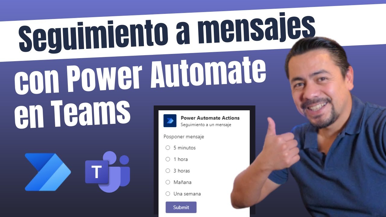 Power Automate en TEAMS para seguimiento a mensajes