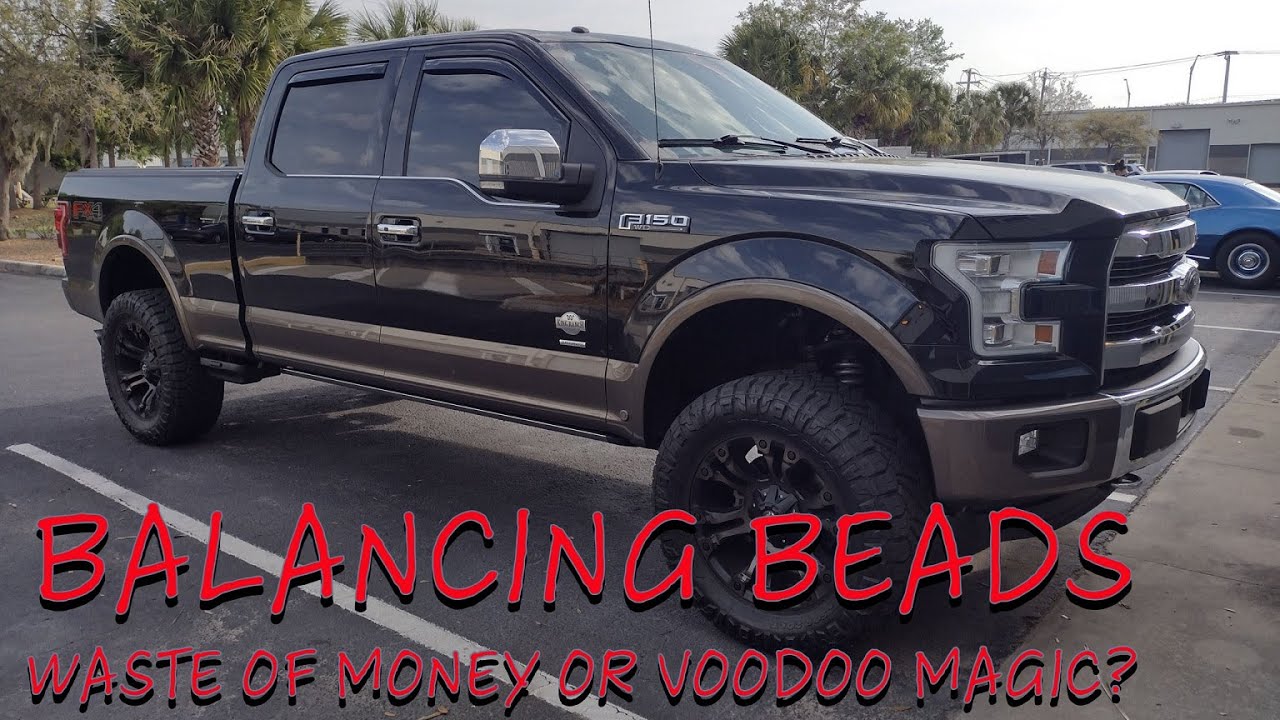 Tire Balancing Beads! Do they work?  35x12.50R20 Nitto Ridge Grappler on 2016 Ford F150. Counteract