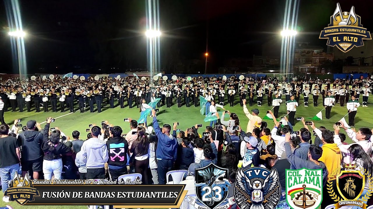 Fusión De Bandas Estudiantiles(CP, CNC, TVC, 23 De Marzo)