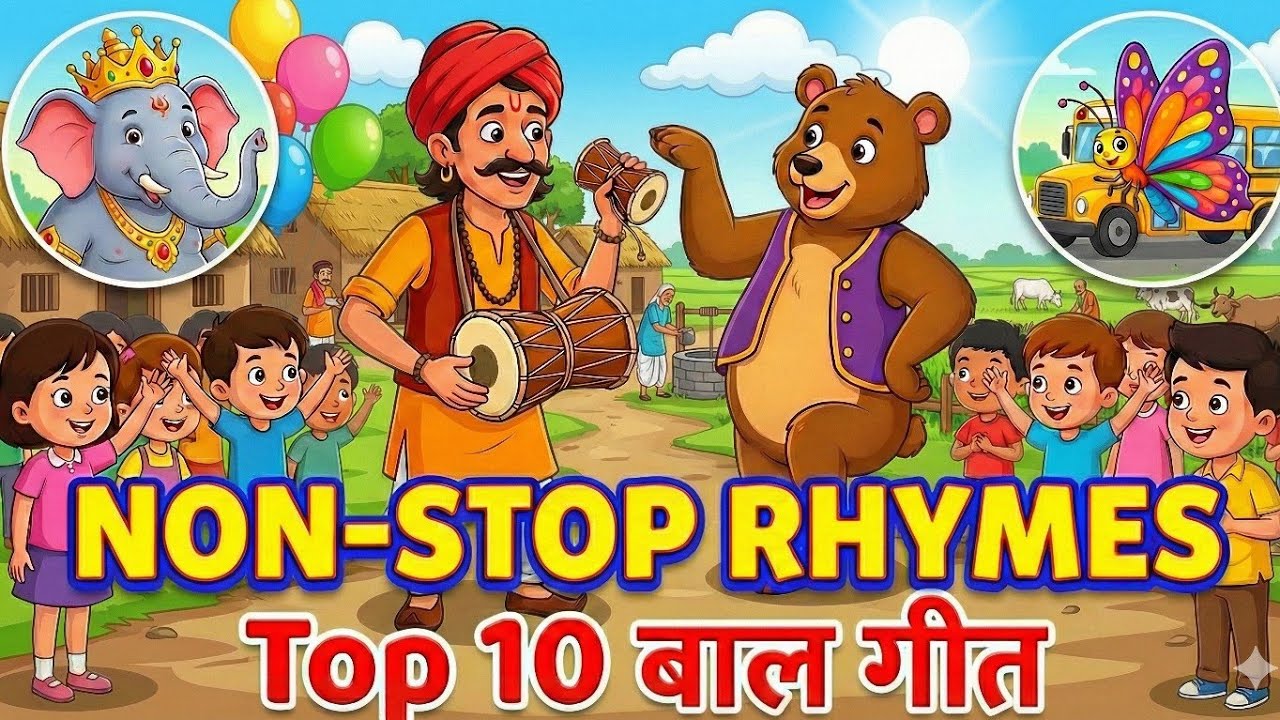 25+ Minutes Hindi Nursery Rhymes | Nani Teri Morni & More | Bachon Ke Gaane