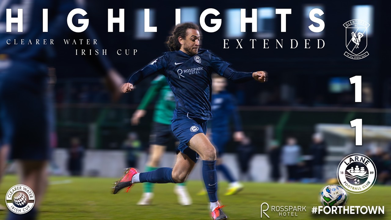 Удовольствие от пенальти в кубковой драме 💥 | Гленторан против Ларна | Кубок Ирландии Clearer Water