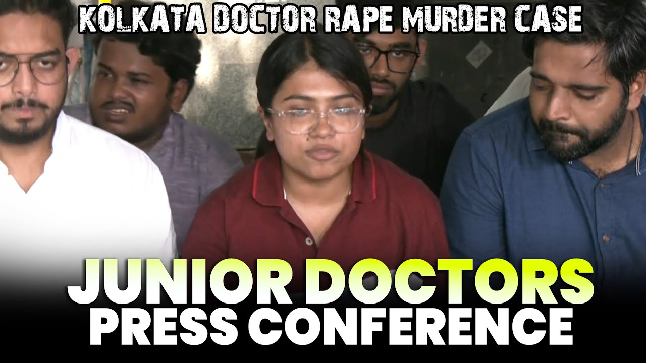 Kolkata Doctor Rape-Murder Case | Junior doctors Press conference |Protest |CM Mamata |Supreme Court