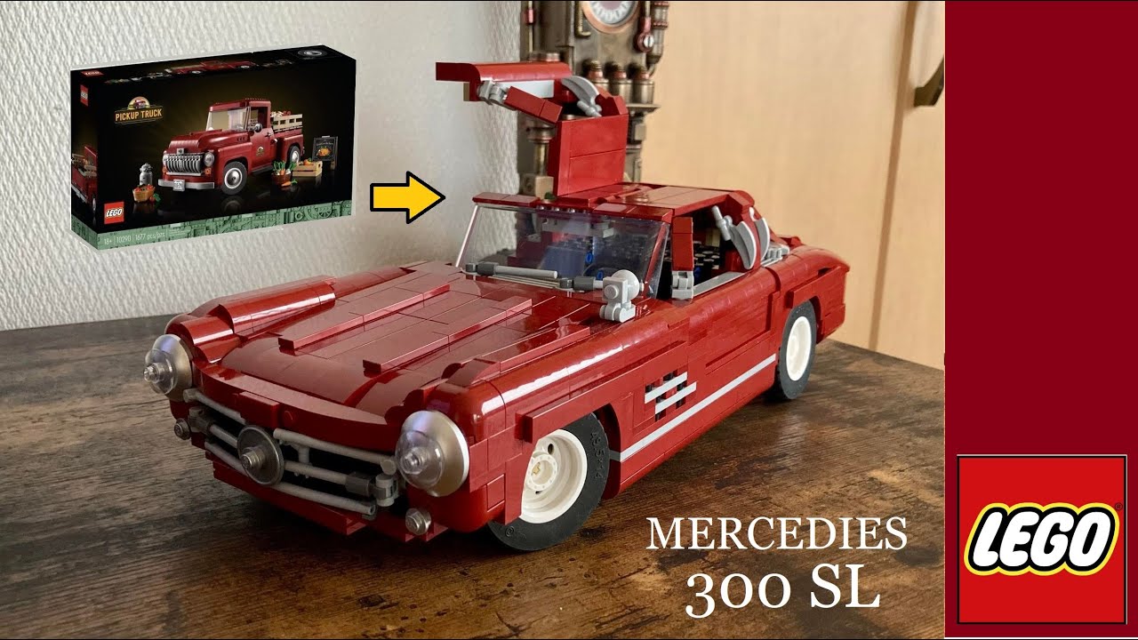 LEGO Mercedes 300 SL Alternate Build Of Icons Pickup Truck