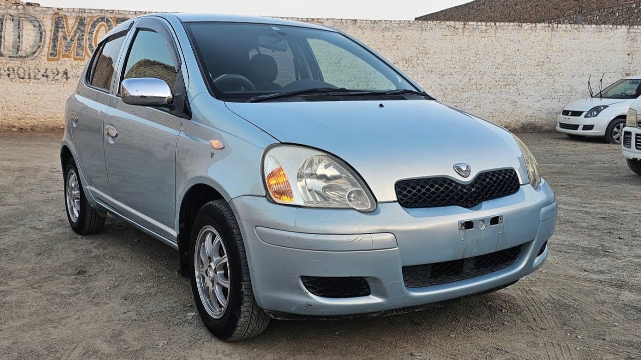 Toyota Vitz Model 2004 Cc 1300 Egine Capcity Sky Bule Color Japan improve