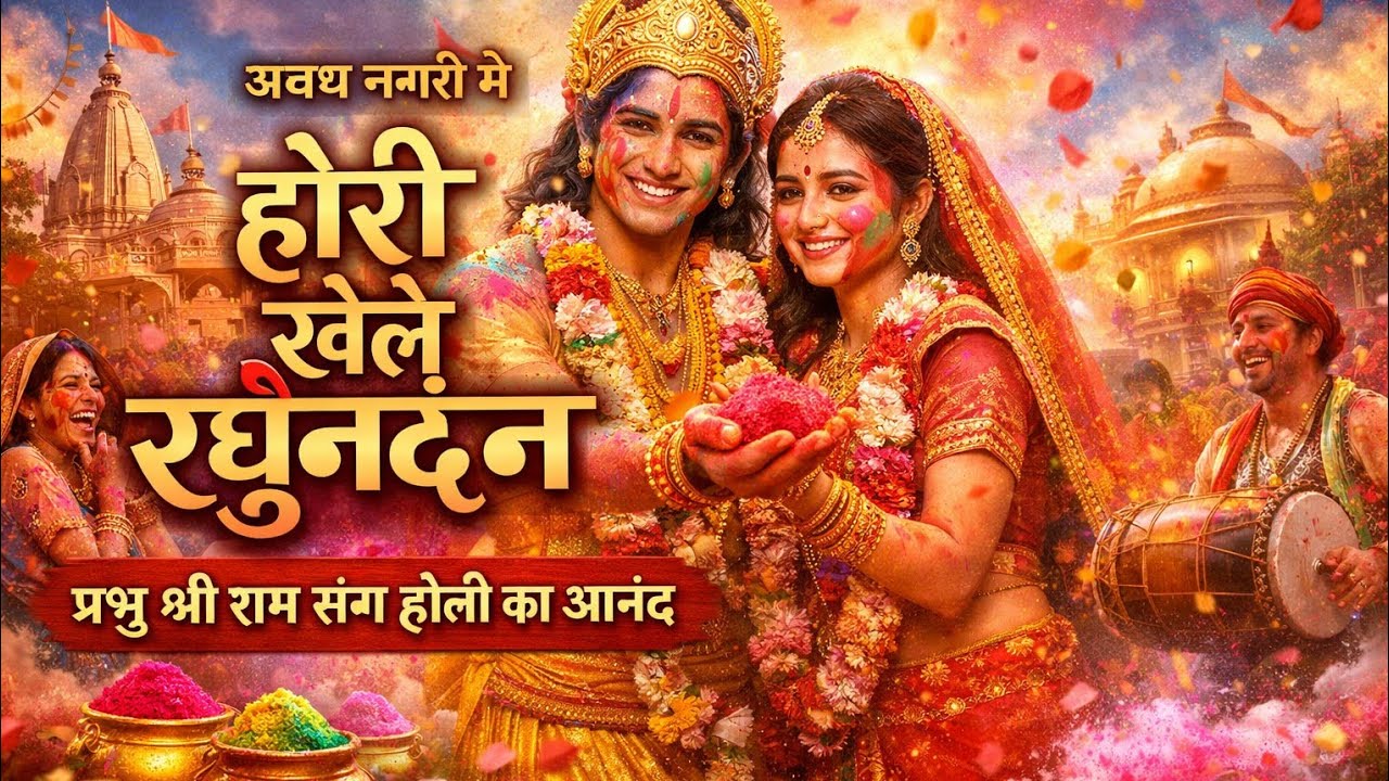 होरी खेले रघुनंदन अवध में | Ram Ji Holi Song 2026 | Ayodhya Holi Special | Holi Bhajan 2026