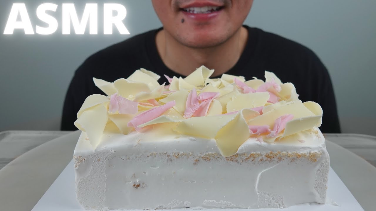 ASMR | Tous Les Jours ~ Peach Cream Cake | The Hangry Mole