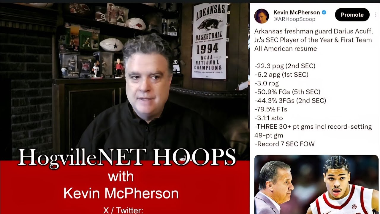 HogvilleNET HOOPS: Невероятные выводы об ACUFF + обсуждение PORTAL с Кевином Макферсоном (Четверг...