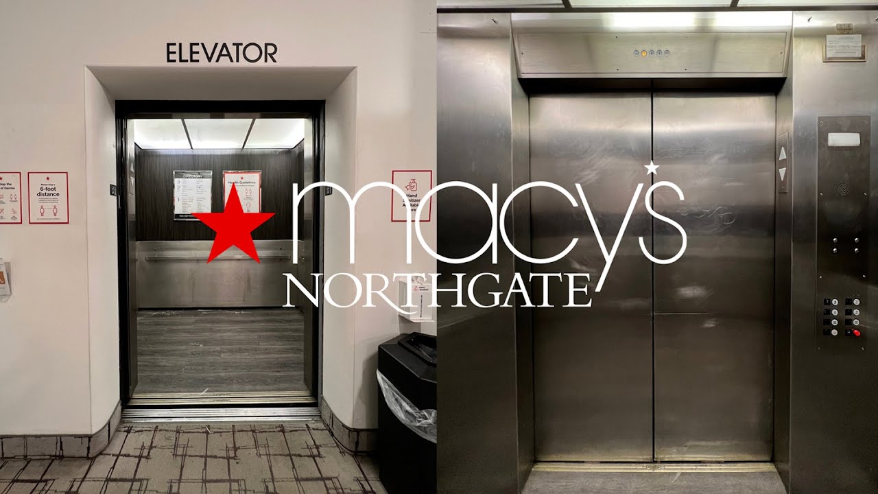 Тяговый лифт OTIS — Macy's, торговый центр Northgate — Сан-Рафаэль, Калифорния