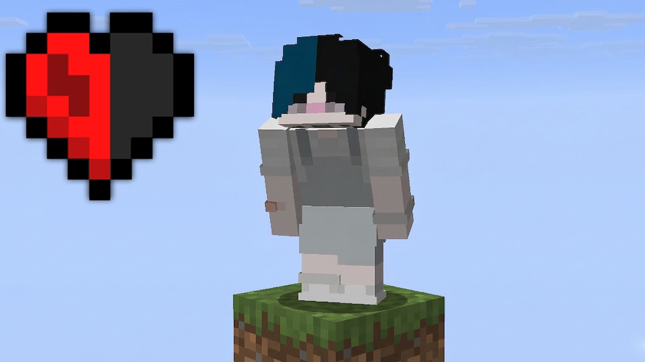 Minecraft Hardcore TEK BLOKTA 100 GÜN!