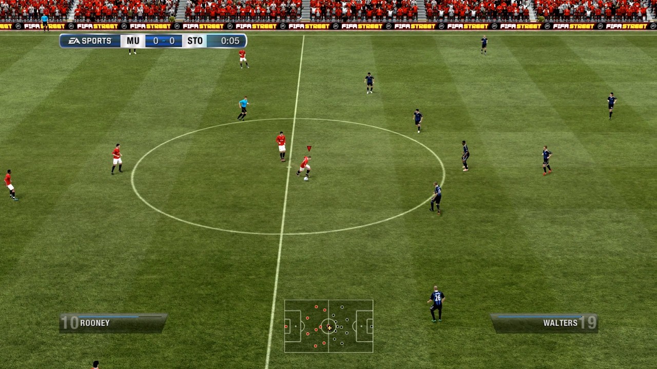 FIFA 12 Career Mode EPL Manchester United Season 1 Round 23 Legendary Gameplay