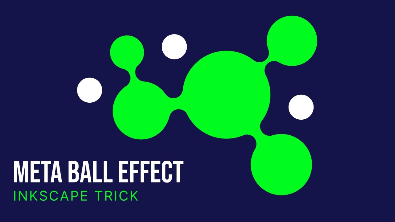 Create Stunning Live Metaball Effect in INKSCAPE – Easy Hack! (Liquid Bridge)