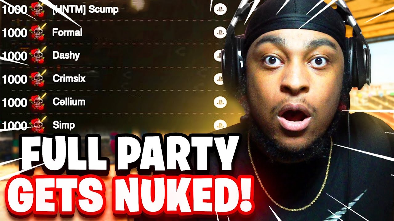 FULL PARTY OF PRESTIGE MASTERS GET NUKED 😱 in BLACK OPS COLD WAR..