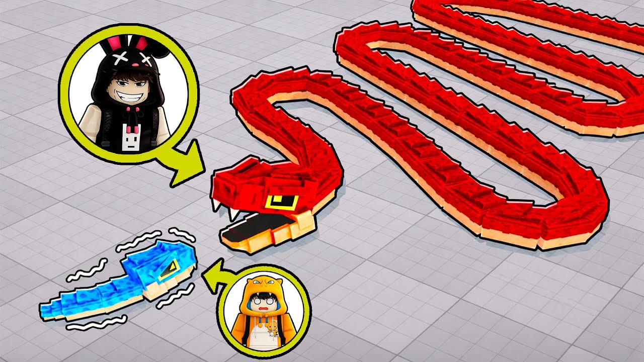 Ferix, Kezri Dan Ciko Menjadi Ular Dan Memakan Segalanya Untuk Menjadi Besar! ROBLOX