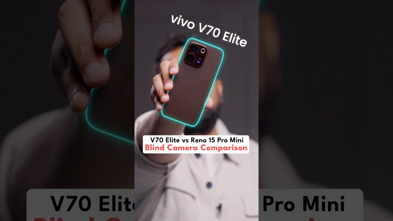vivo V70 Elite vs Reno 15 Pro Mini - Blind Camera Comparison! #shorts