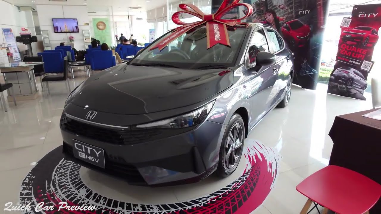 2026 Honda City Sedan e:HEV V 'Meteoroid Gray Metallic' | Quick Look Exterior Interior