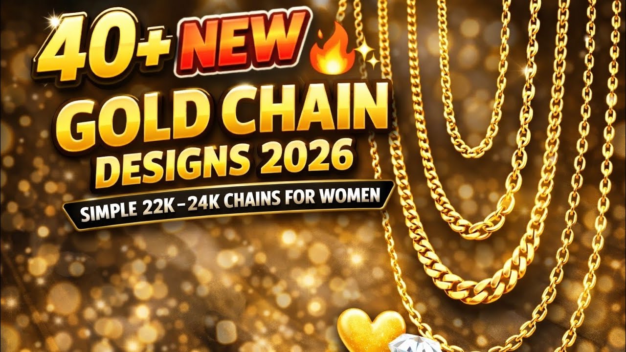 💛 40+ New Gold Chain Designs 2026 ✨ | 22K&ndash;24K Trendy Necklaces for Women 👗