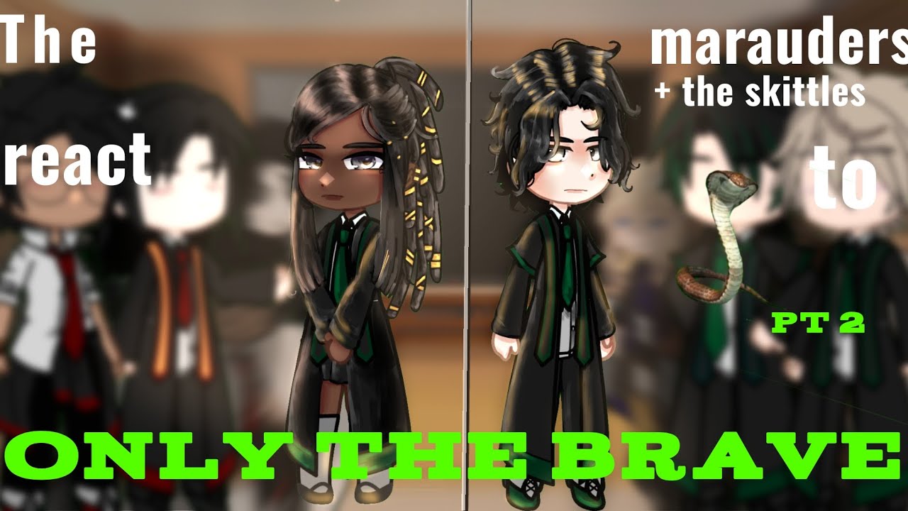 The Marauders react to different au's (Only The Brave) // PT 2 // Read description //gacha react//