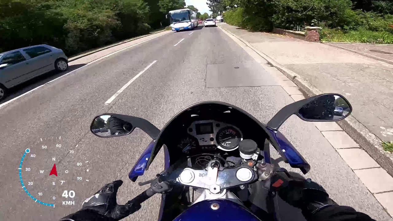 Aprilia RS 125 Test Fahrt GPS