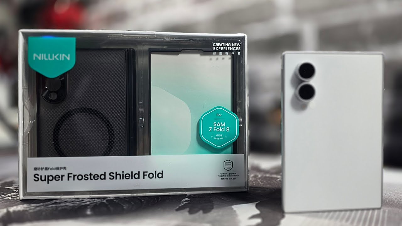 Nillkin Magnetic Super Frosted Shield Case for Samsung Galaxy Z Fold 8 | W/Hinge Protection 