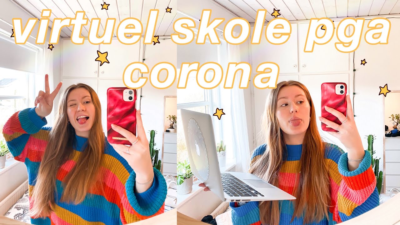 virtuel skole pga corona-lockdown // en dag i mit liv 👩🏼‍💻✨