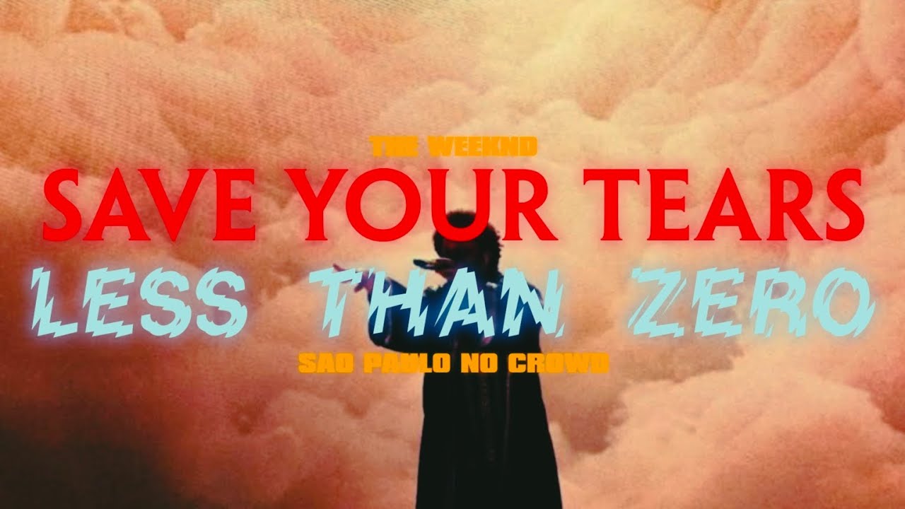 The Weeknd - Save Your Tears / Less Than Zero (Sao Paulo No Crowd)