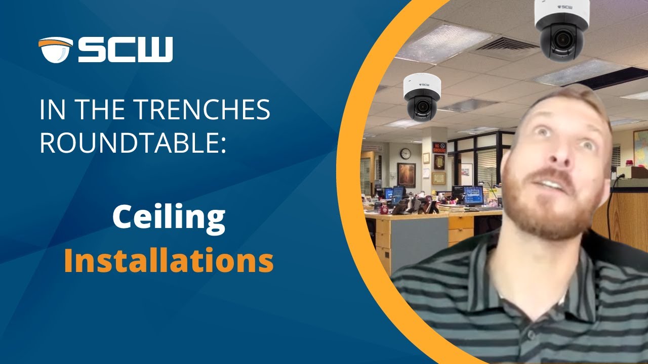 Mounting Security Cameras to Ceilings