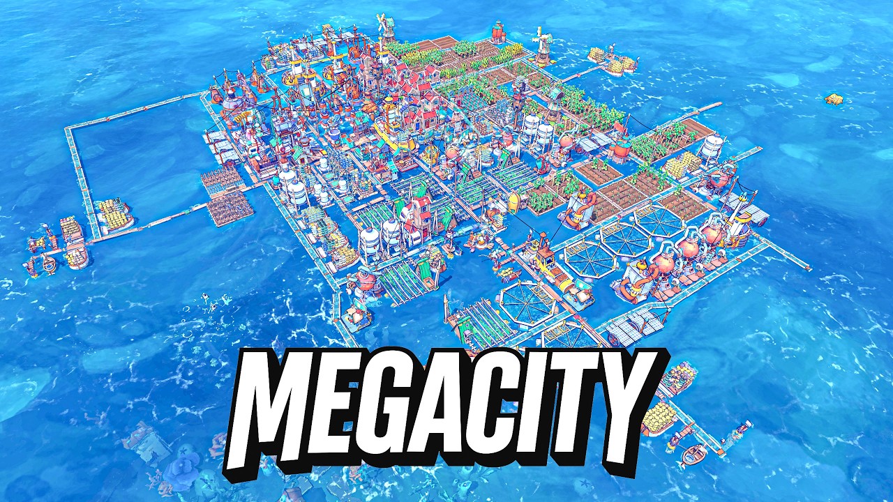 Flotsam - MEGACITY Raw (A large self sustainable Base to Explore the Post Apocalyptic Ocean)