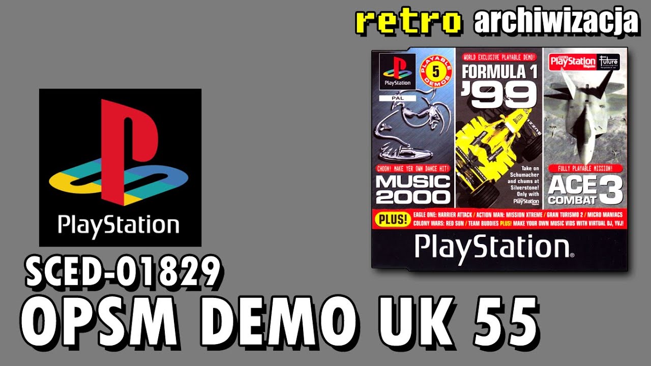 Demo Official UK PlayStation Magazine CD 55 SCED-01829 | Retro archiwizacja &ndash; odcinek 925