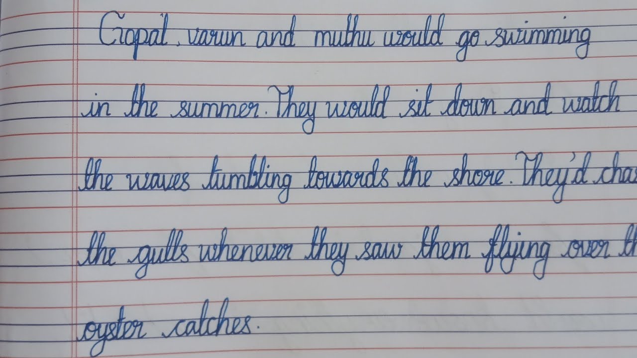 Script and cursive writing practice 