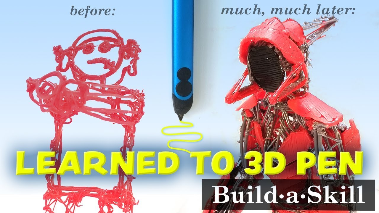 Я потратил 51 час на обучение использованию 3D-ручки. Прошёл путь от новичка до робота с 3D-ручкой!