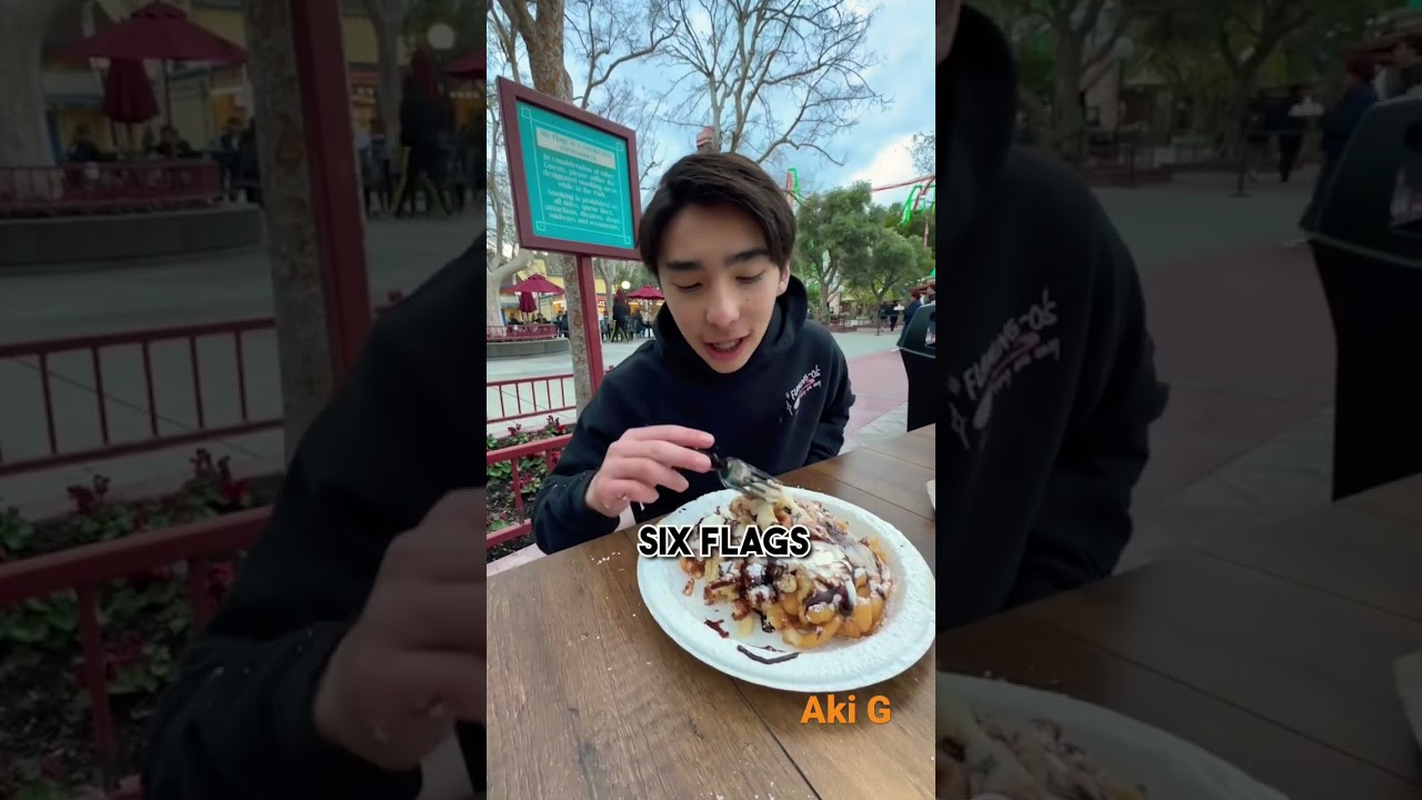 Six Flags Magic Mountain - the “Magic” is… the Funnel Cake