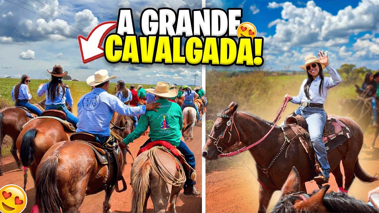 PRIMEIRA CAVALGADA do CANAL !