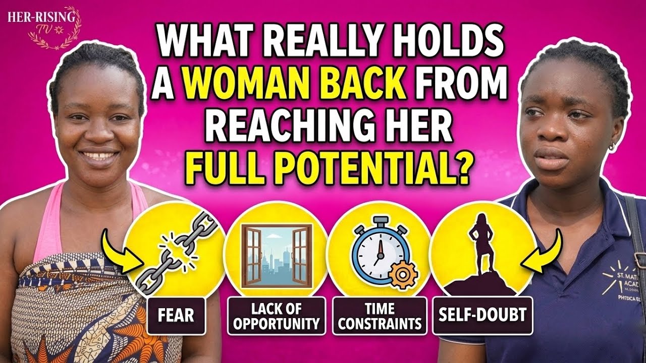 What really holds a woman back from reaching her full potential?