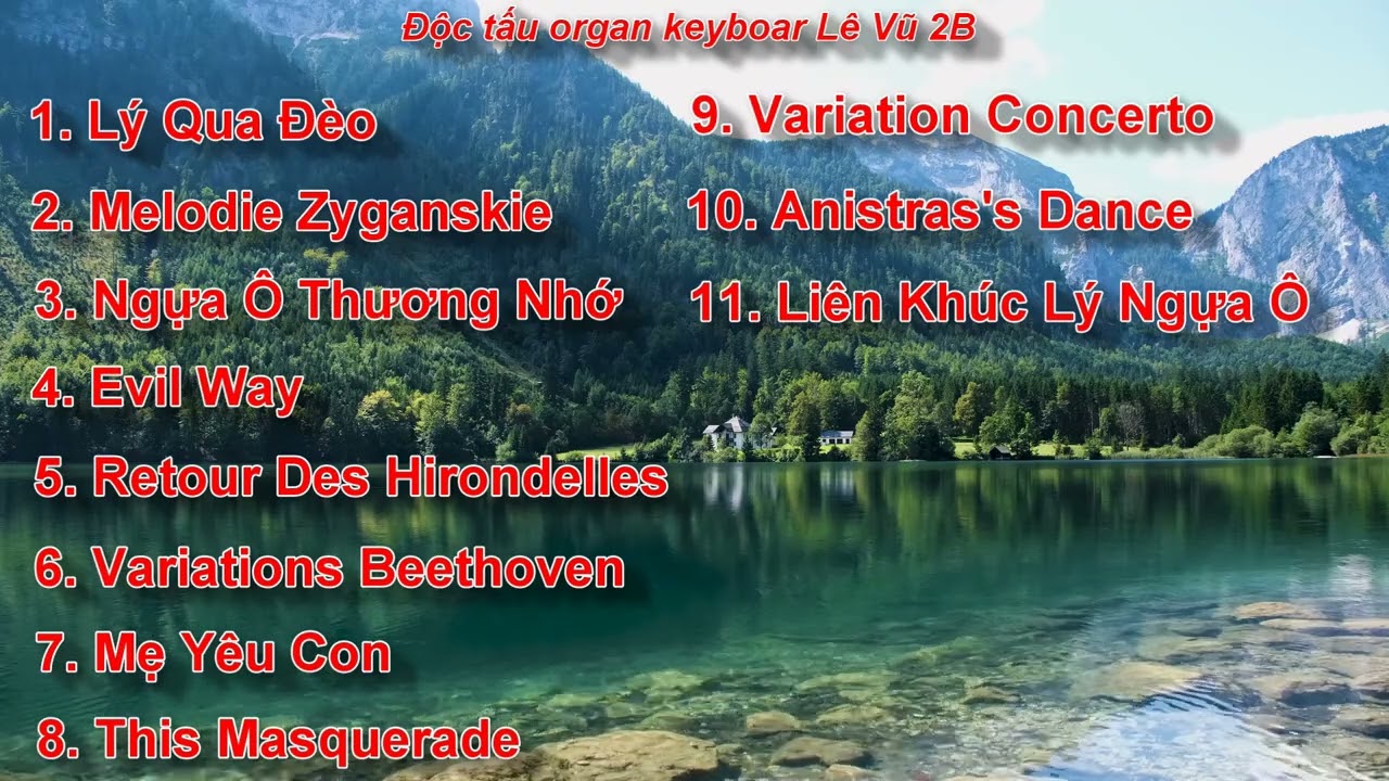 Độc tấu organ keyboar Lê Vũ 2B