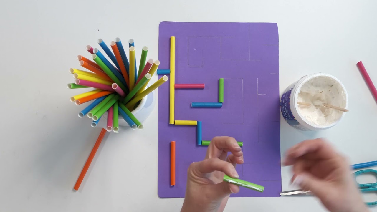 How to Make a Paper Straw Maze by Zart