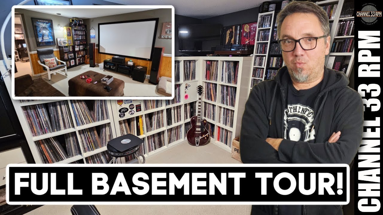 My music room, home theater & basement bar - full tour MTV CRIBS-STYLE