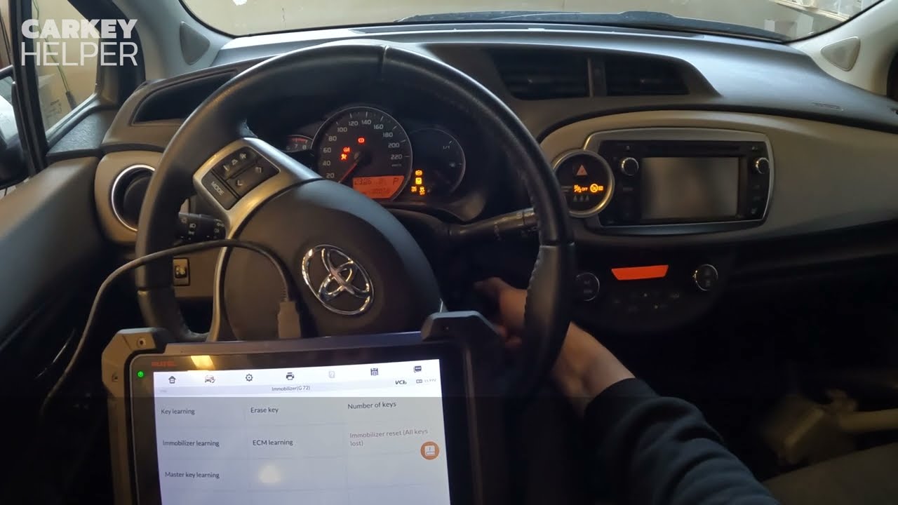All Keys Lost Toyota G chip Remote Key Programming with Autel