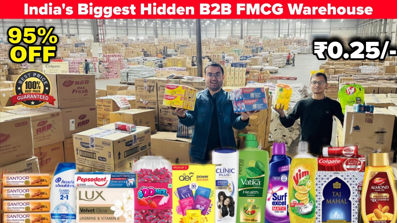Biggest Fmcg Warehouse In India| 100% Original FMCG Products| 90% Off| Shubh Enterprises 